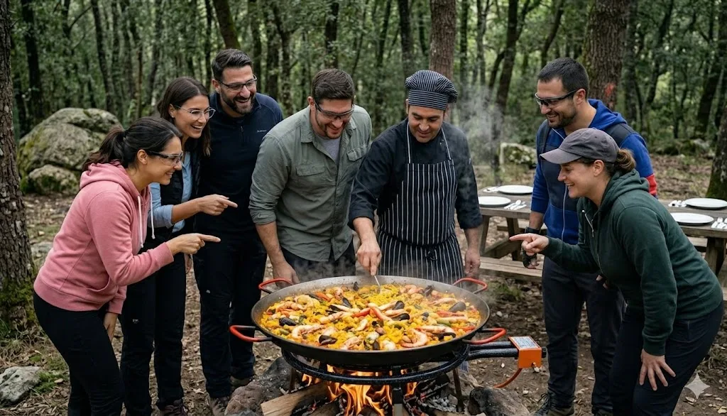 Jornada de team building en el campo