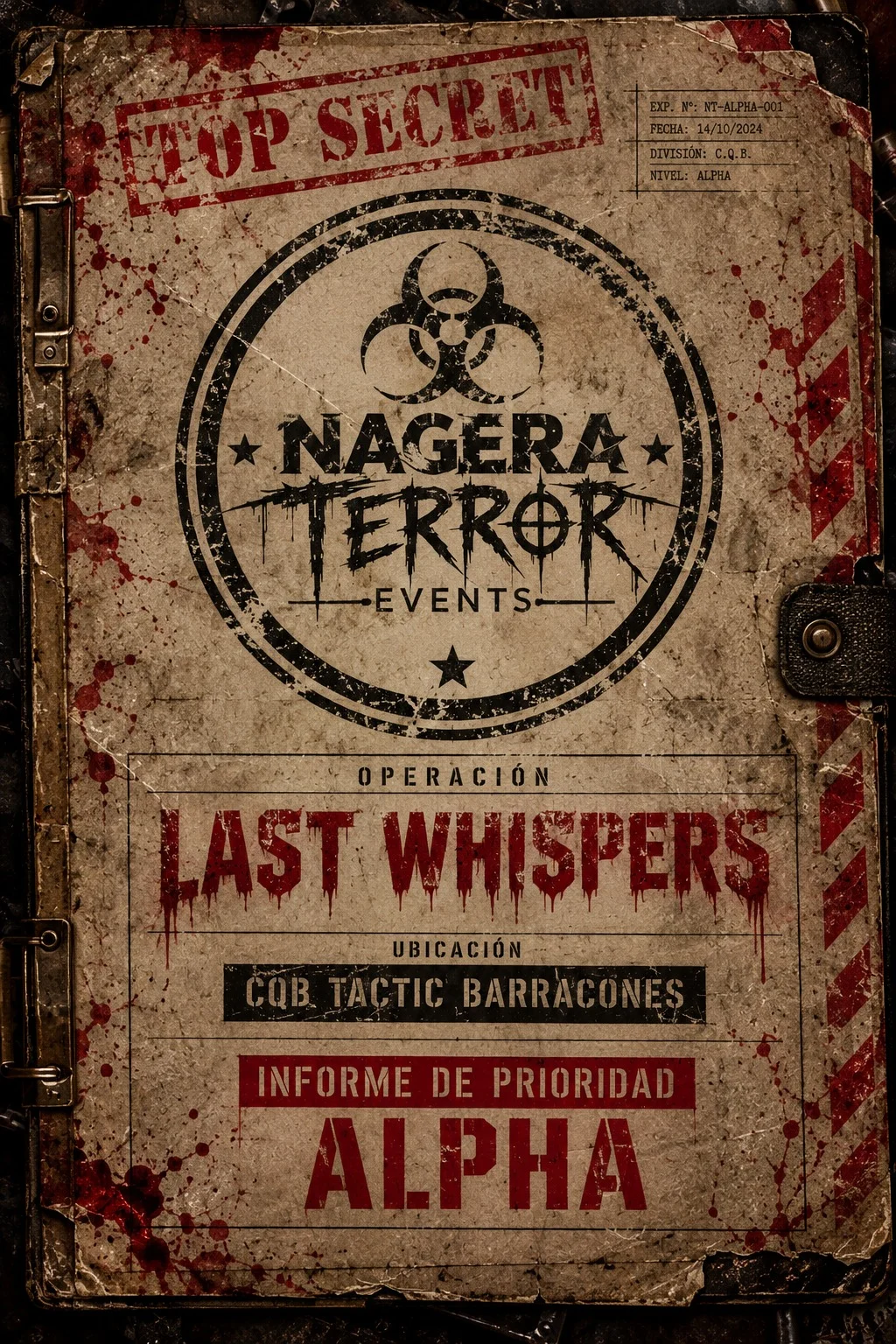 Expediente confidencial — Operación Last Whispers, Nagera Terror Events