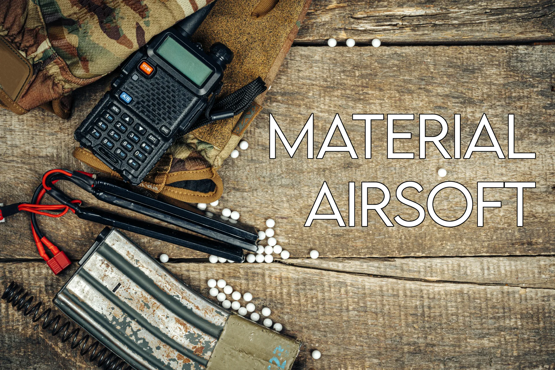 Material de airsoft disponible